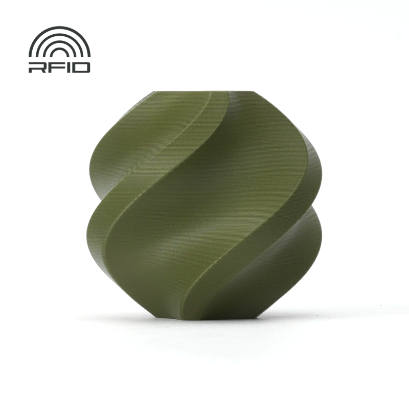 Filament Bambu Lab PLA Matte Dark Green 1.75 mm 1 kg cu spool