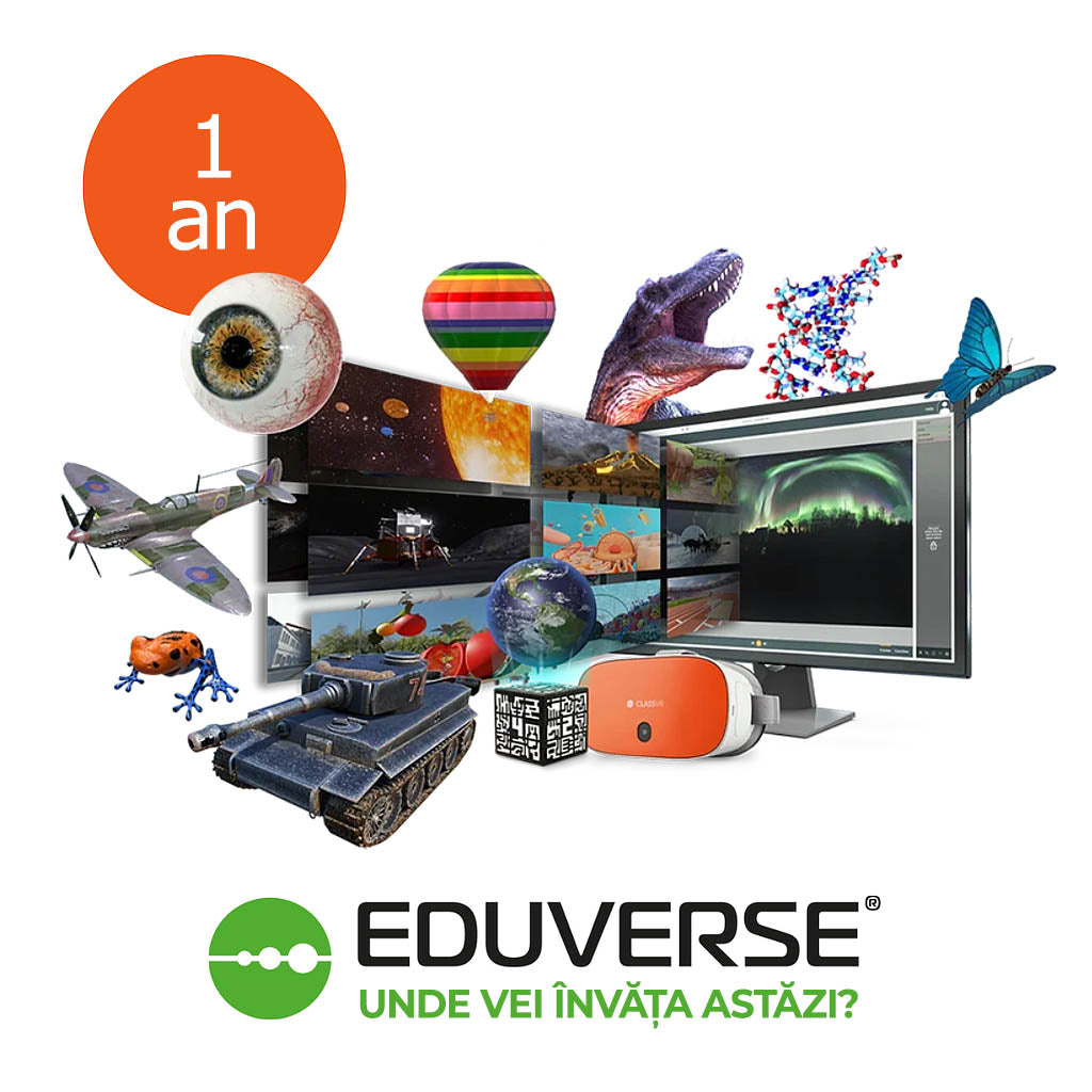 Licenta ClassVR Eduverse PLUS 1 An Portal Administrare si Continut Educational
