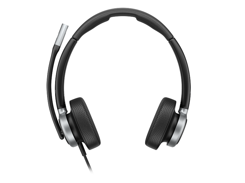 HP Poly Mission 625 căști USB stereo cu fir vedere frontală