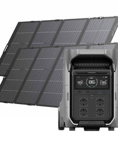 Set EcoFlow DELTA Pro 3 cu două panouri solare de 400 W