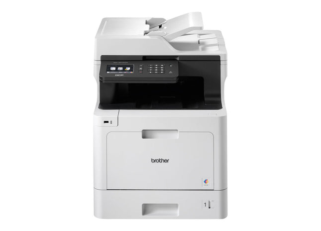 MULTIFUNCȚIONAL BROTHER DCP-L8410CDW, Laser color, A4, Rețea, Wireless (Alb) 31ppm