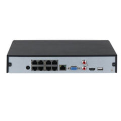 Kit supraveghere Dahua IP 4MP – sistem complet 8 camere, NVR 8 canale 12MP, iluminare inteligentă IR + LED alb, microfon integrat, PoE, IP67