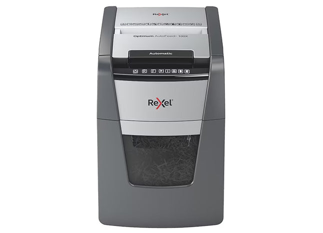 AUTOMATIC SHREDDER REXEL OPTIMUM 100X, 100SHEETS, 34L