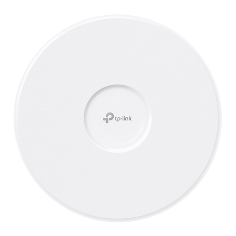 TP-Link Omada BE9300 – Access Point Wi-Fi 7 tri-band, montaj pe tavan, port 10G, MU-MIMO, PoE++ 802.3bt, management centralizat SDN