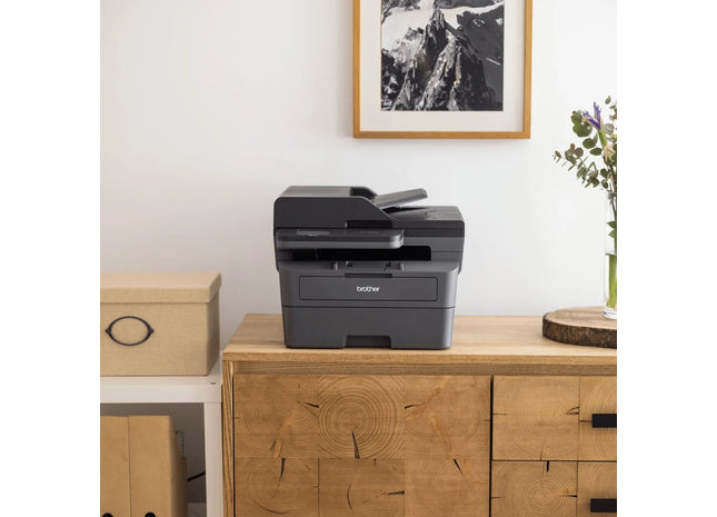 Multifunctional Laser Mono Brother MFC-L2862DW, 34 ppm, A4, 8,5 s prima pagina, control tactil+butoane, duplex, Windows, Linux, ChromeOS, Cod MFCL2862DWYJ1