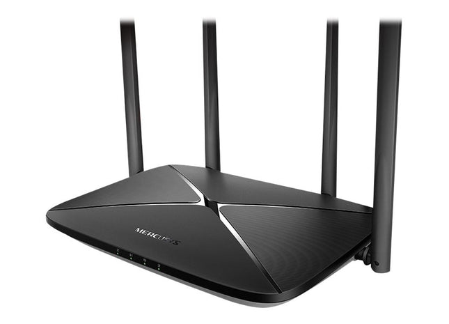 Router wireless TP Link MERCUSYS AC12G, Dual-Band, 4 Antene Externe Negru