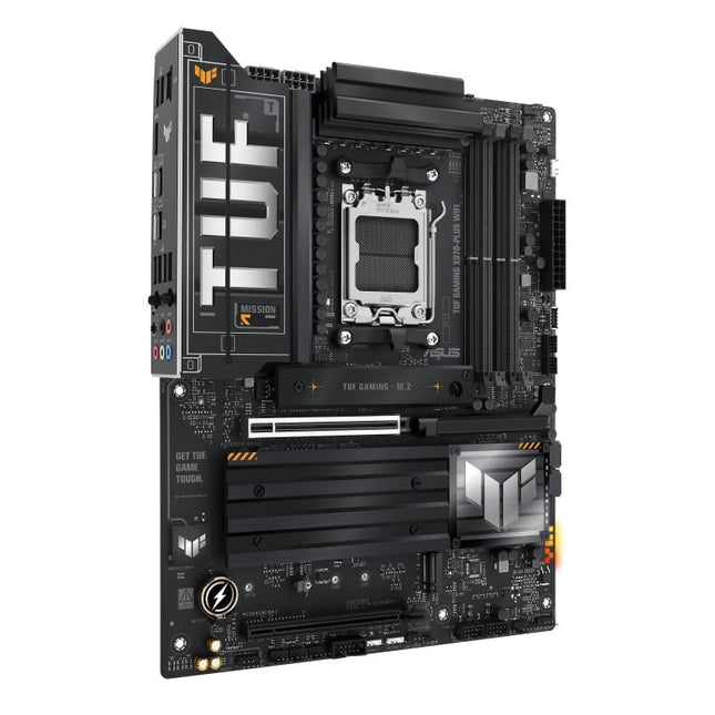 Placă de bază ASUS TUF GAMING X870-PLUS WIFI – Socket AM5, DDR5, PCIe 5.0, Wi-Fi 7, format ATX