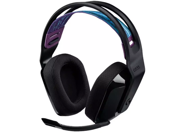 Căști de gaming Logitech G535 Lightspeed – wireless, autonomie 33 ore, design ușor și confortabil Over-Ear