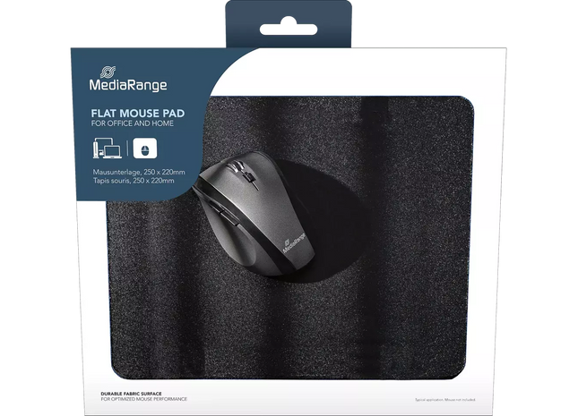 Mousepad MediaRange – suprafață textilă durabilă, bază antiderapantă, precizie optimizată pentru orice tip de mouse