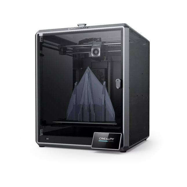 Imprimanta 3D Creality K1 Max – 1 extruder, 8 GB, Carcasa semi-inchisa, viteza 600 mm/s, volum 300×300×300 mm, nivelare automata completa si inteligenta artificiala integrata