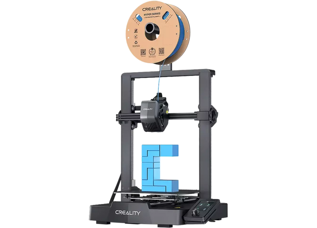 Imprimanta 3D Creality Ender-3 V3 SE, 1 extruder "sprite", viteza 250 mm/s, temp. maxima 260, carcasa deschisa