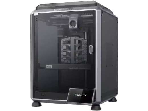 Imprimantă 3D Creality K1C Gri – viteză 600 mm/s, duză 300 °C, volum 220×220×250 mm, extruder direct drive