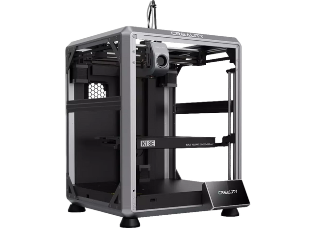 Imprimantă 3D Creality K1 SE – viteză 600 mm/s, volum 220×220×250 mm, sistem CoreXY, Carcasă open frame și extruder dual-gear de înaltă precizie