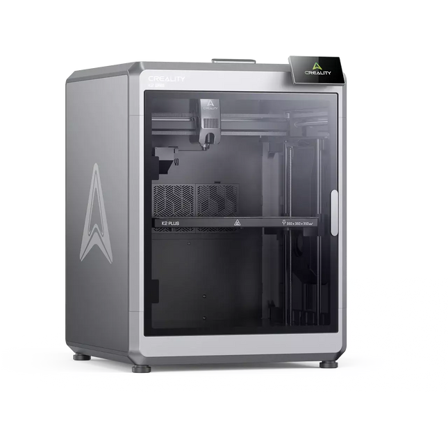 Imprimantă 3D Creality K2 Plus – volum 350×350×350 mm, viteză 600 mm/s, imprimare multicoloră și control automat complet