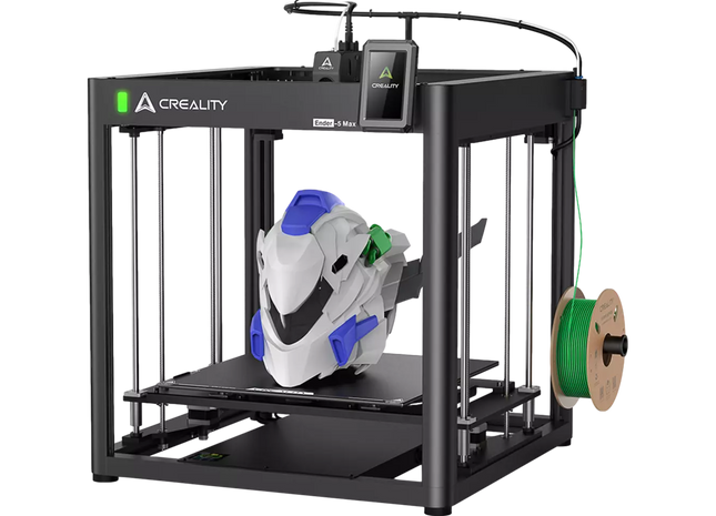 Imprimantă 3D Creality Ender-5 Max – volum 400×400×400 mm, viteză 700 mm/s, nivelare automată pe 36 de puncte și structură robustă CoreXY