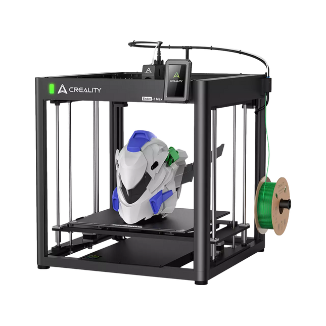 Imprimantă 3D Creality Ender-5 Max – volum 400×400×400 mm, viteză 700 mm/s, nivelare automată pe 36 de puncte și structură robustă CoreXY