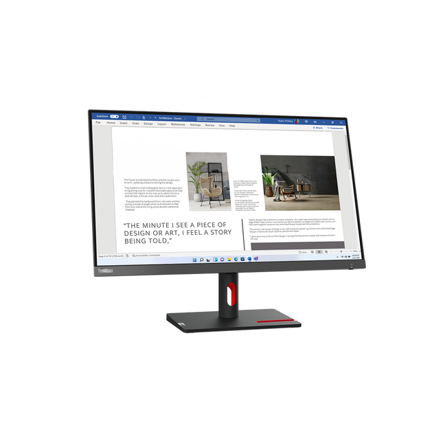 Monitor Lenovo ThinkVision S27i-30 27" IPS, FHD, HMDI, VGA, 3 ani garantie