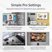 Monitor signage Sony EZ20L, 65