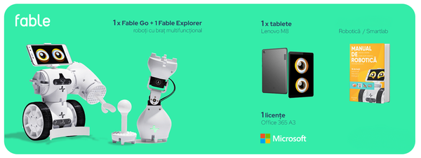 Pachet kit Robotic Arduino cu braț multifuncțional