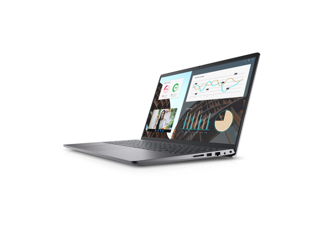 Laptop Dell Vostro 3530, 15.6 inch FHD (1920 x 1080) 120Hz 250 nits WVA Anti-Glare LED Backlit Narrow Border Display, Carbon Black Palmrest fără cititor de amprente, Carbon Black, Intel Core i5-1335U generația a 13-a