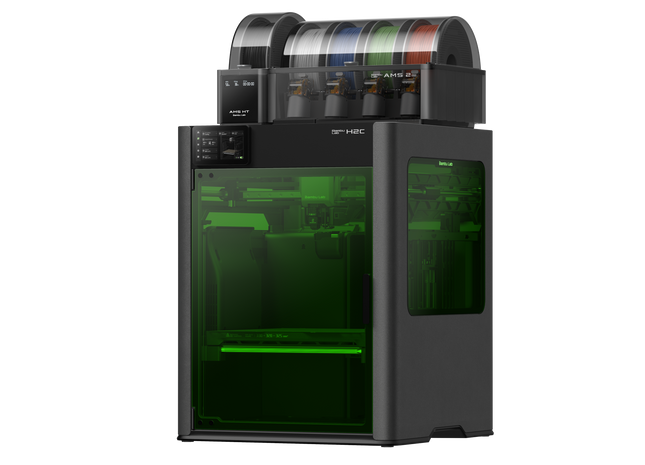 Imprimanta 3D Bambu Lab H2C Laser Full Combo 10W