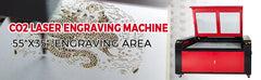 Masina laser CO2 VEVOR utilizare atelier creativ