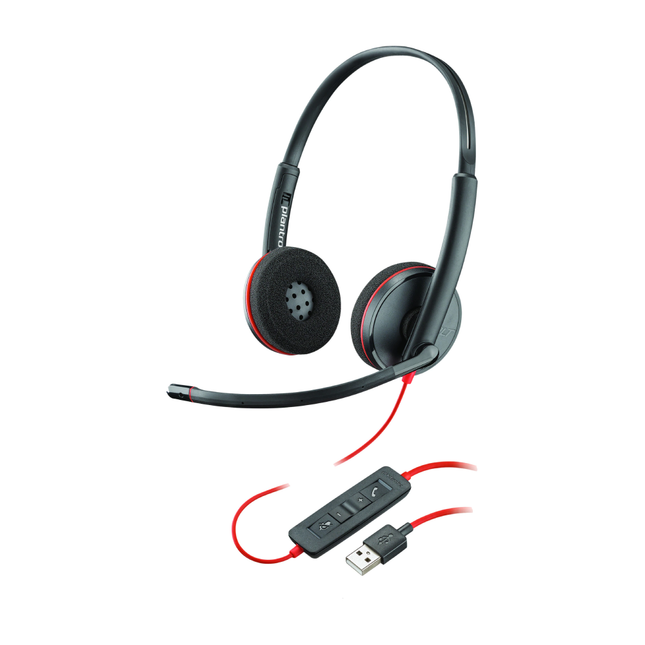 Căști Poly Blackwire C3220, USB-A, 209745-104