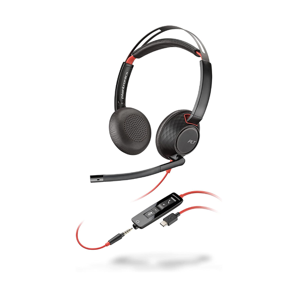 Căști cu fir Poly Blackwire C5220, USB-C, 207586-203