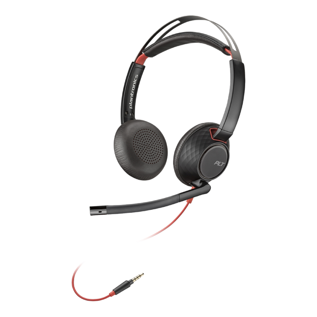 Căști cu fir Poly Blackwire C5220, USB-A, 207576-03