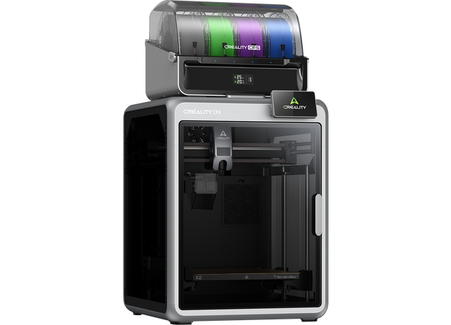 Creality K2 Combo imprimantă 3D cu sistem multicolor și automatizare avansată