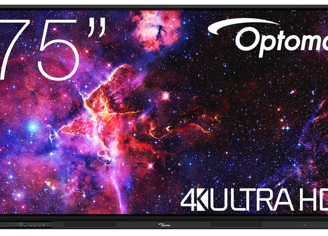 Display interactiv 75" 4K UHD OPTOMA Creative Touch 3, 3753RK, Android 14