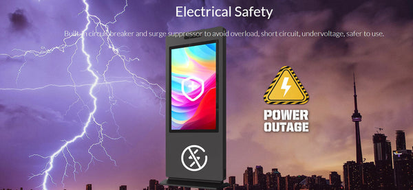 Display digital evoboard exterior siguranta Digimart.ro