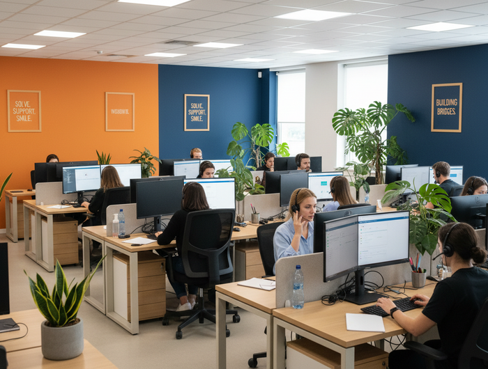 Echipa de call center digimart srl