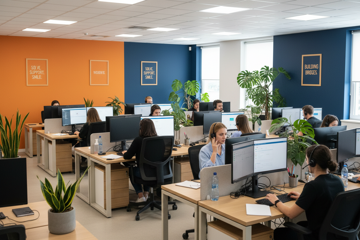Echipa de call center digimart srl