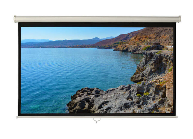 Ecran de proiecție manual 260x146 cm Blackmount 16:9 perete tavan 16/9MN260-BM-ECRPER