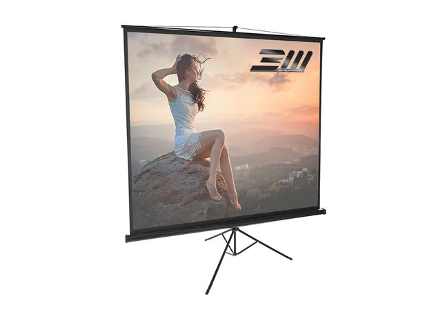 Blackmount 200x200 cm Tripod Projection Screen 1:1 Portable