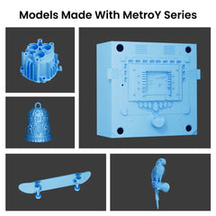 Revopoint MetroY: Scanner 3D cu laser albastru wireless pentru piese de lucru mici și medii