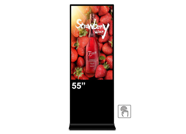 Totem interactiv EVOBOARD KIOSK-EVOB-FLOOR55Touch