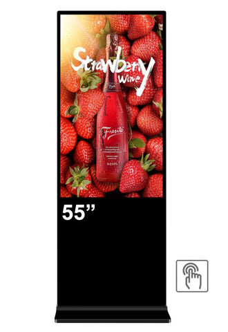 Totem interactiv EVOBOARD KIOSK-EVOB-FLOOR55Touch