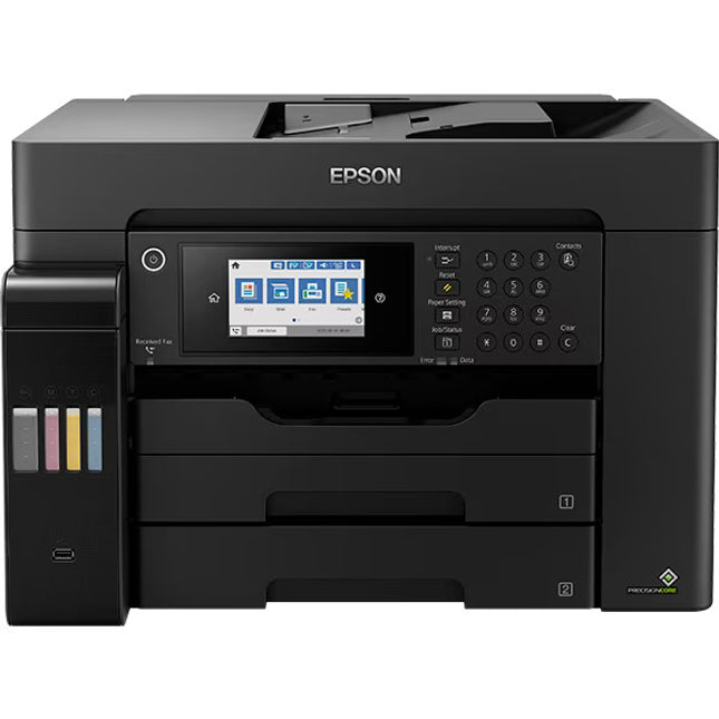 Multifunctional inkjet color EPSON EcoTank L15160 CISS, A3+, USB, Wi-Fi, Retea, Fax