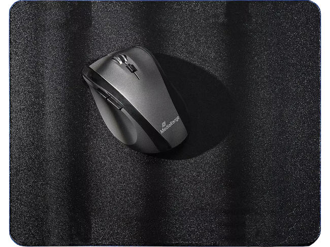 MEDIARANGE Mouse Pad plat, negru