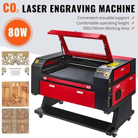 Masina de gravat laser CO2 VEVOR 80W DIGIMART
