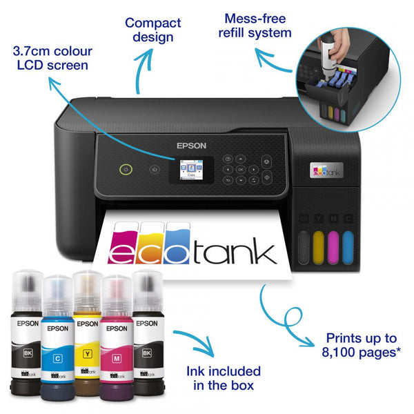 Multifunctională inkjet color Epson EcoTank CISS L3280 A4-DIGIMART