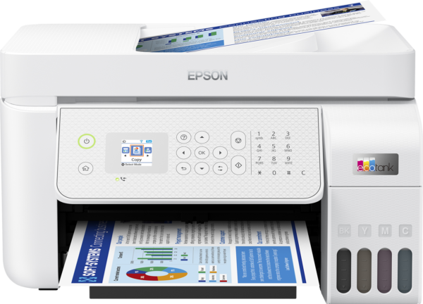 Multifunctional inkjet color Epson EcoTank CISS L5316 A4 alb
