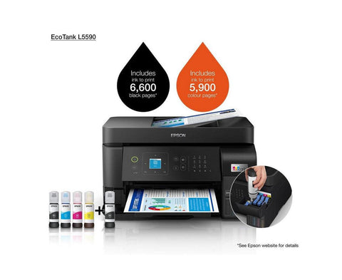 Multifunctional inkjet color Epson EcoTank CISS L5590 A4