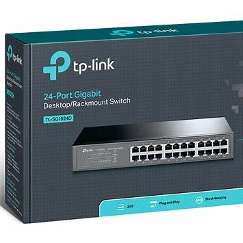 TP-Link TL-SG1024D – Switch Unmanaged, 24 × RJ45 Gigabit
