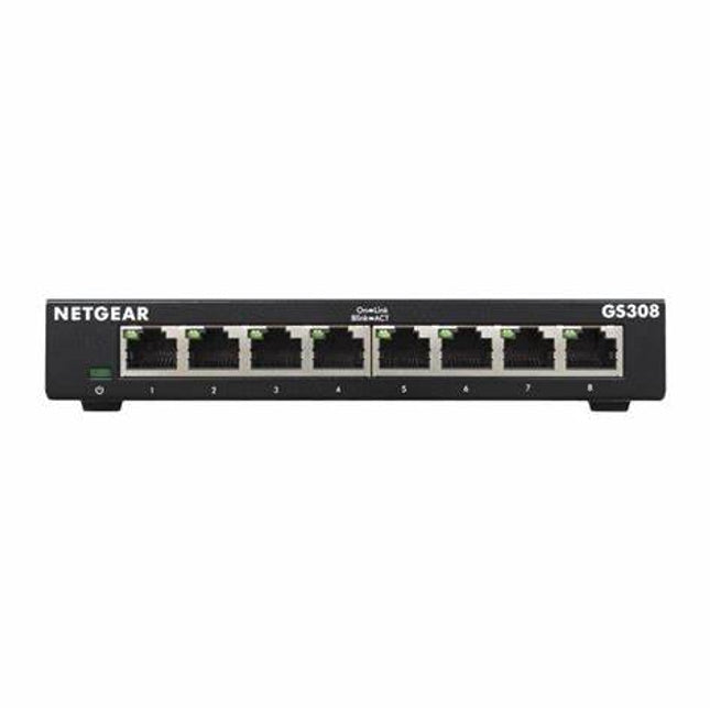NETGEAR GS308-300PES – Switch Gigabit 8 Porturi, Unmanaged, Layer 2