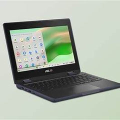 ASUS Chromebook CR11 Flip (CR1104FTA) – laptop convertibil 11.6” HD tactil, Intel® N150, 8 GB RAM, 64 GB eMMC, Wi-Fi 6, stylus USI 2.0 inclus, ChromeOS, garanție 2 ani