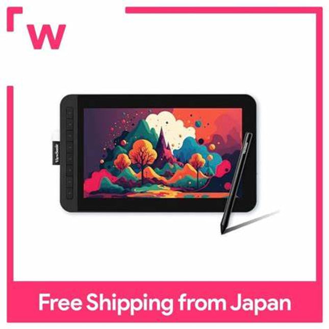 ViewSonic ID1230 – tabletă grafică cu ecran 11.6” FHD, pen cu 8192 niveluri de presiune și suport tilt ±60°