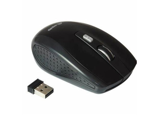 EQUIP 245104  Mouse wireless optic cu design ambidextru, 4 butoane